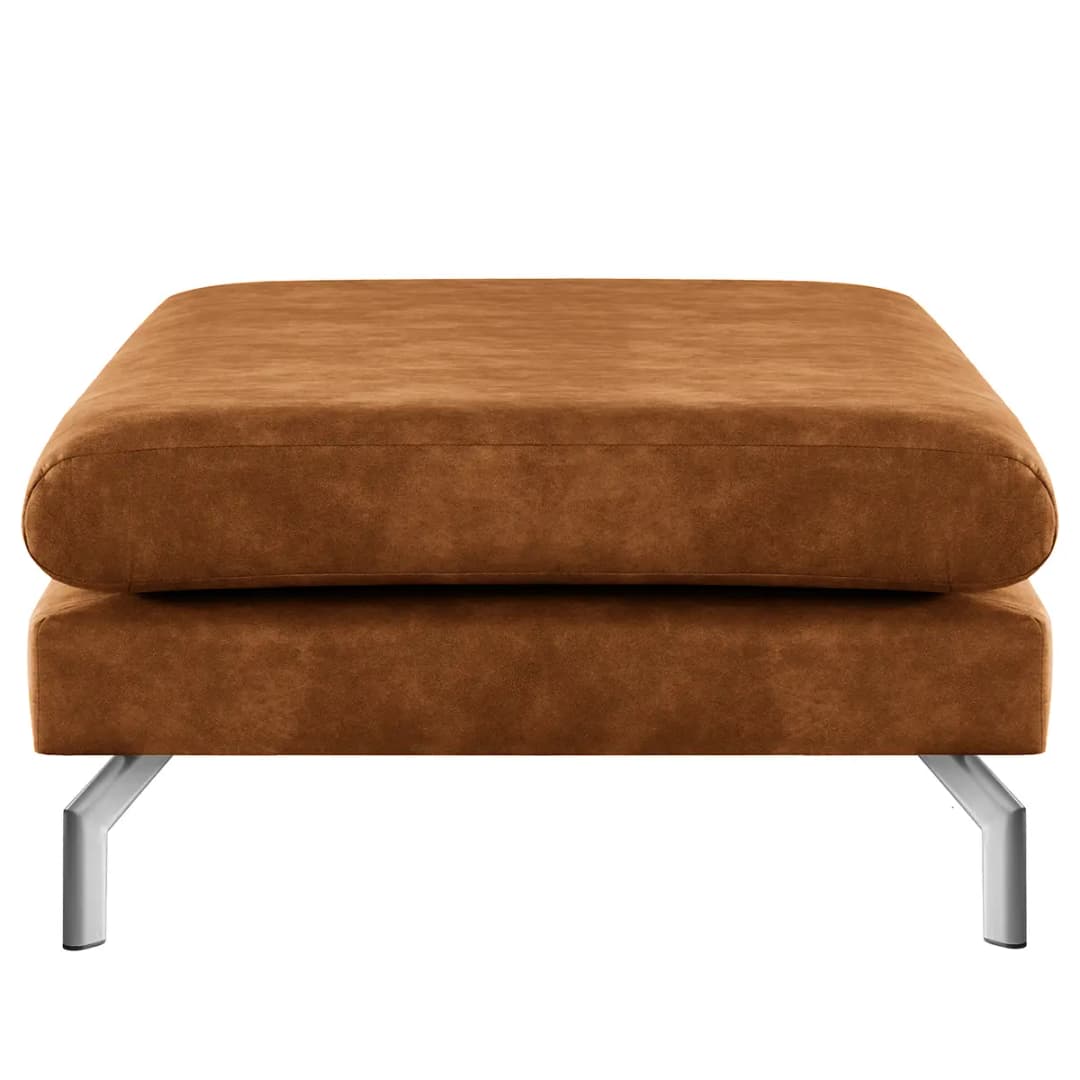 Polsterhocker Kayena | Braun