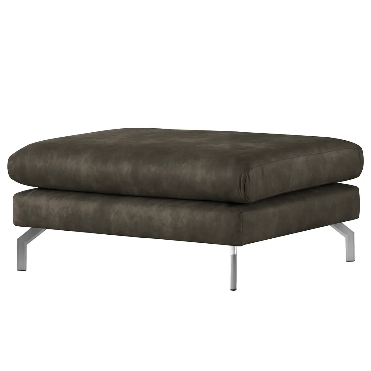 Polsterhocker Kayena | Grau