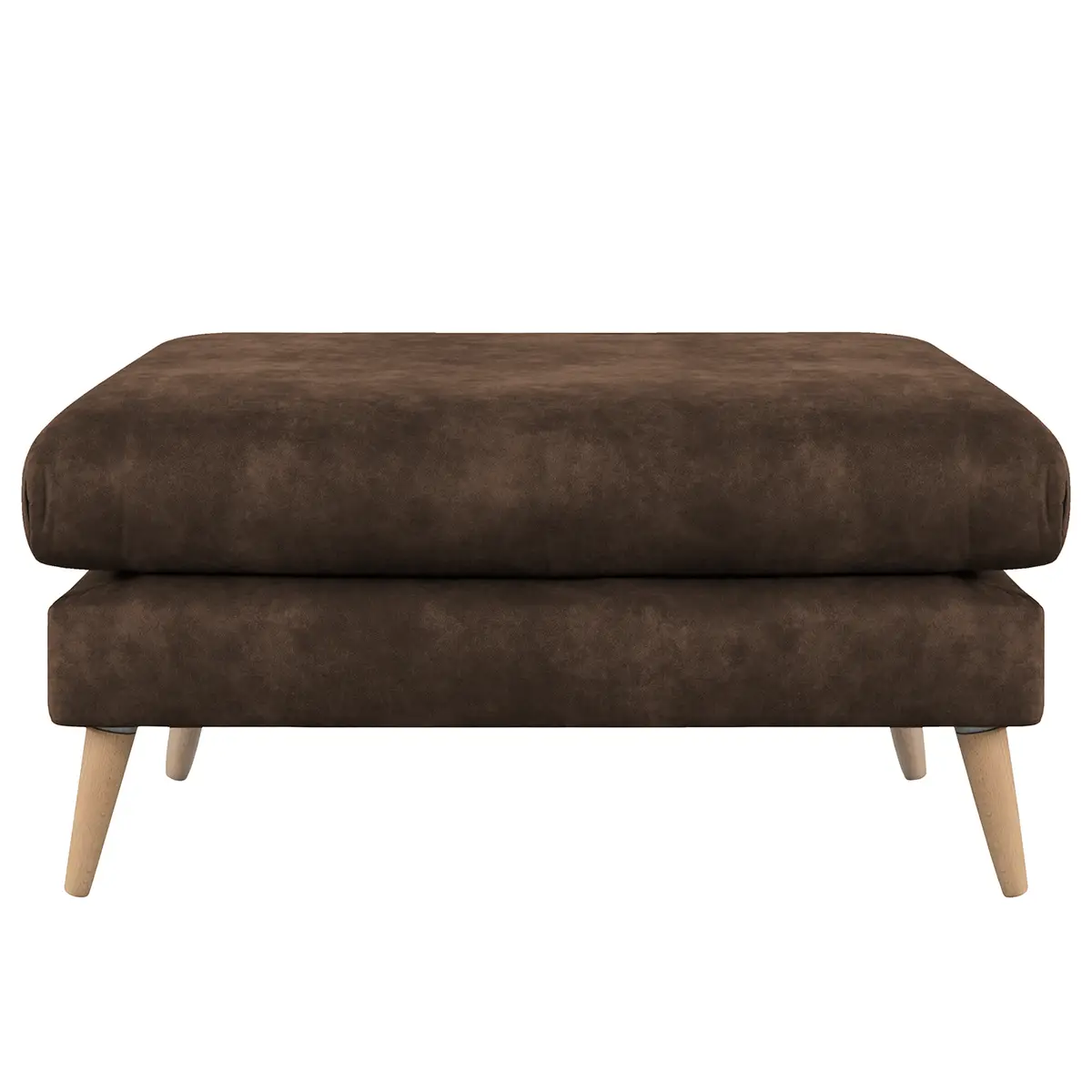 Polsterhocker Kayena | Braun
