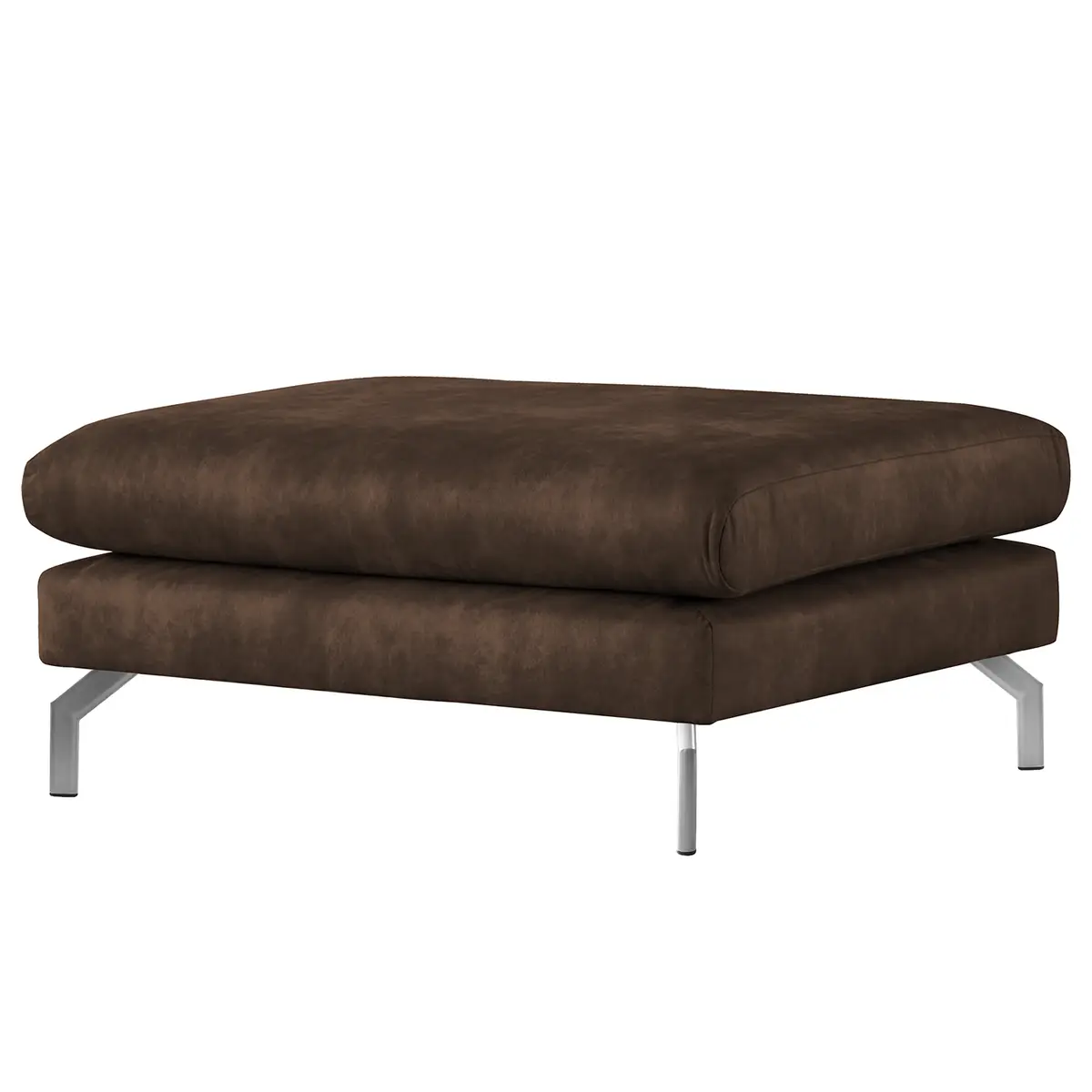 Polsterhocker Kayena | Braun