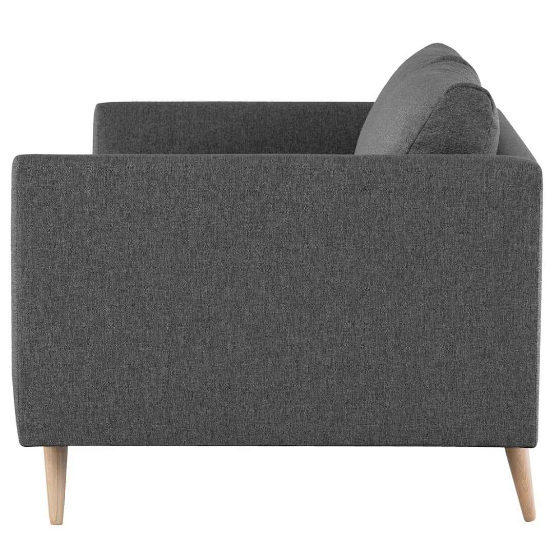2-Sitzer Sofa Kayena | Schwarz