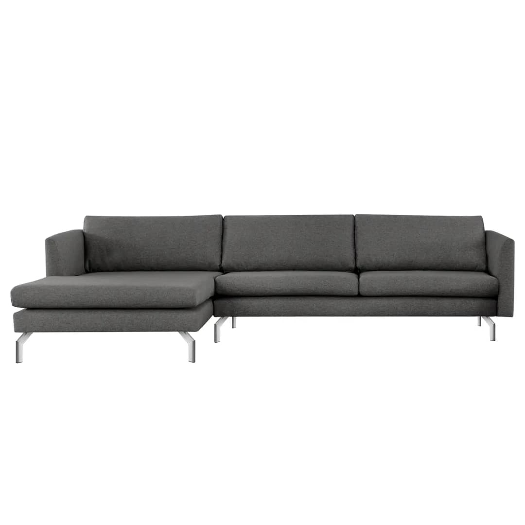 Ecksofa Kayena | Schwarz