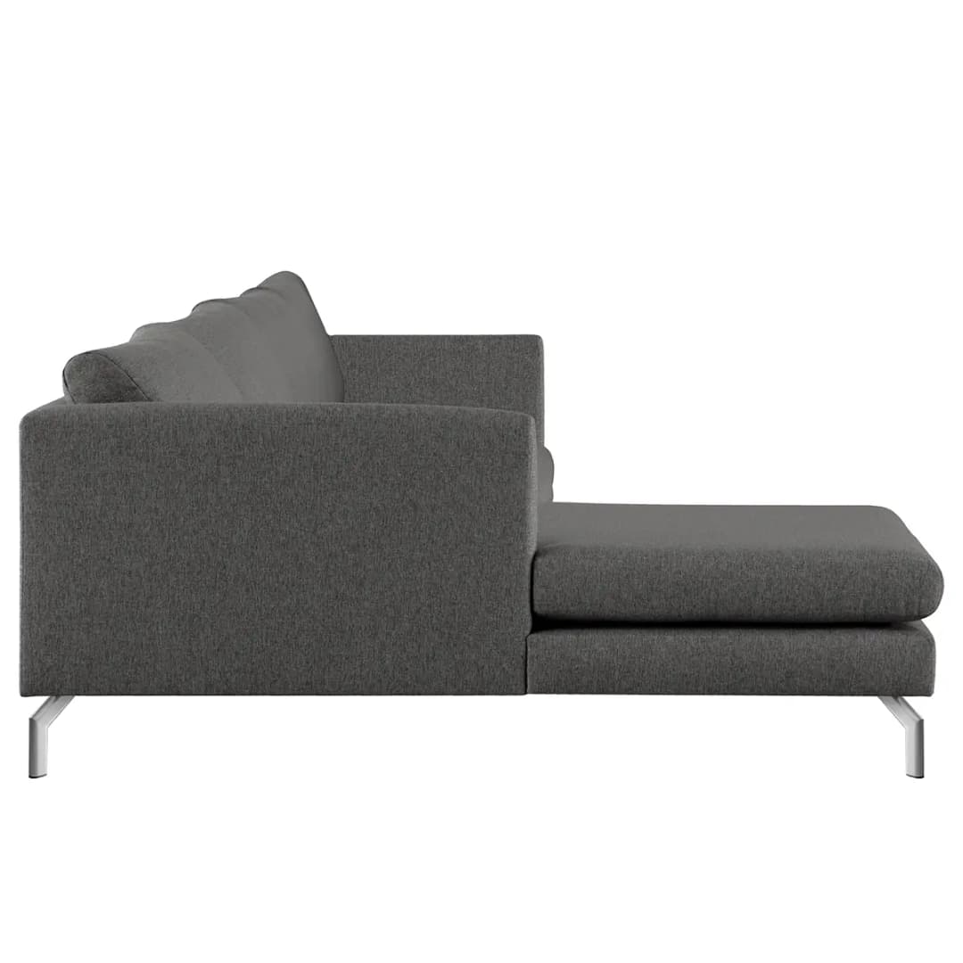 Ecksofa Kayena | Schwarz