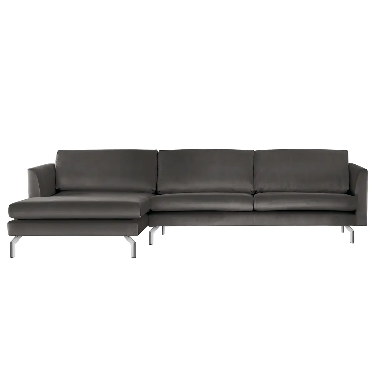 Ecksofa Kayena | Grau
