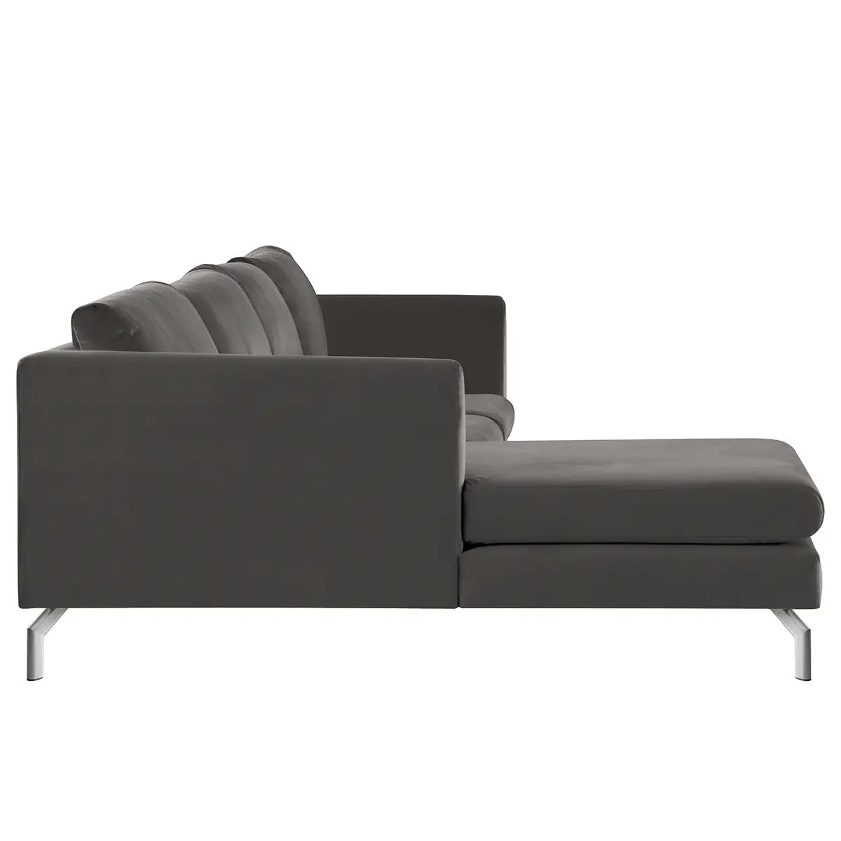 Ecksofa Kayena | Grau