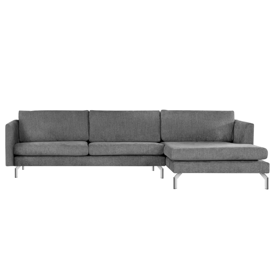 Ecksofa Kayena | Grau