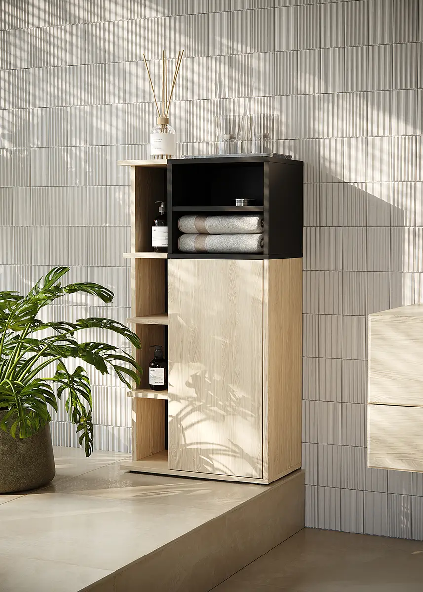 Midischrank Kube | Braun