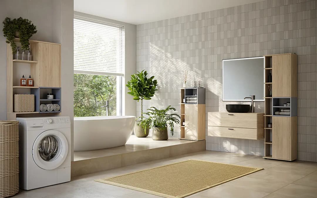 Badregal Kube | Braun