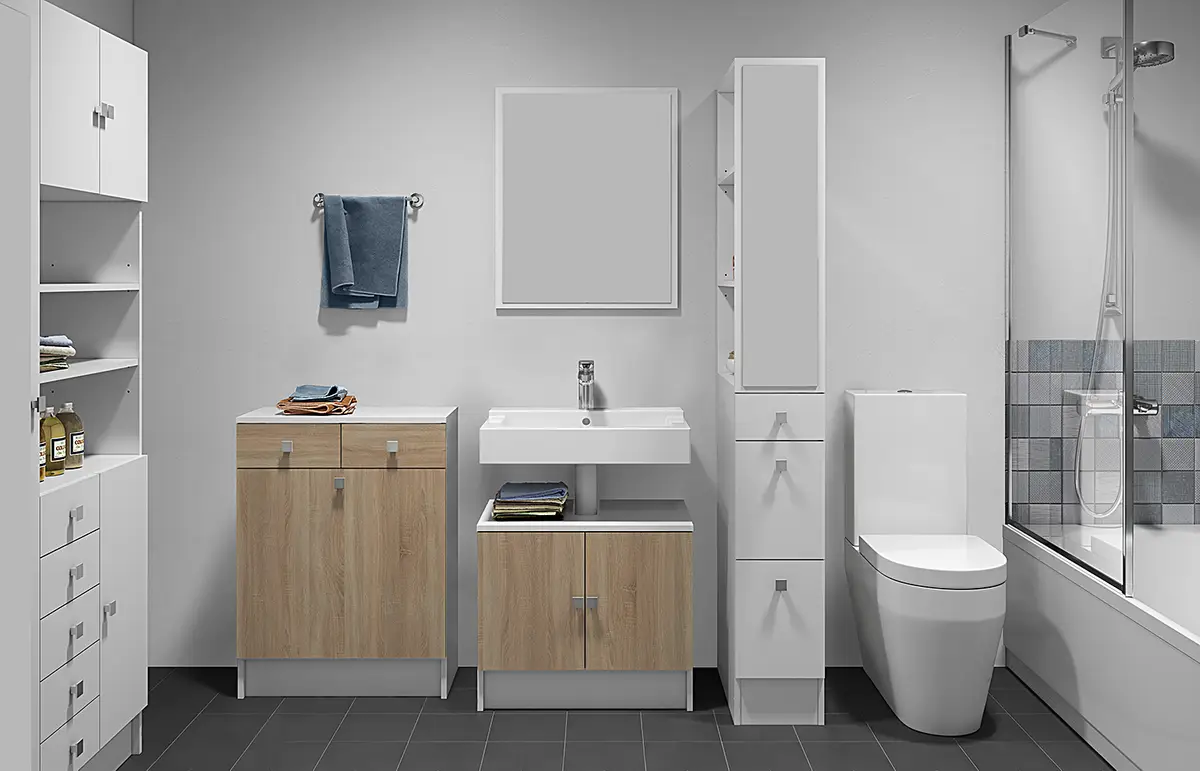 Unterschrank Combi | Weiß