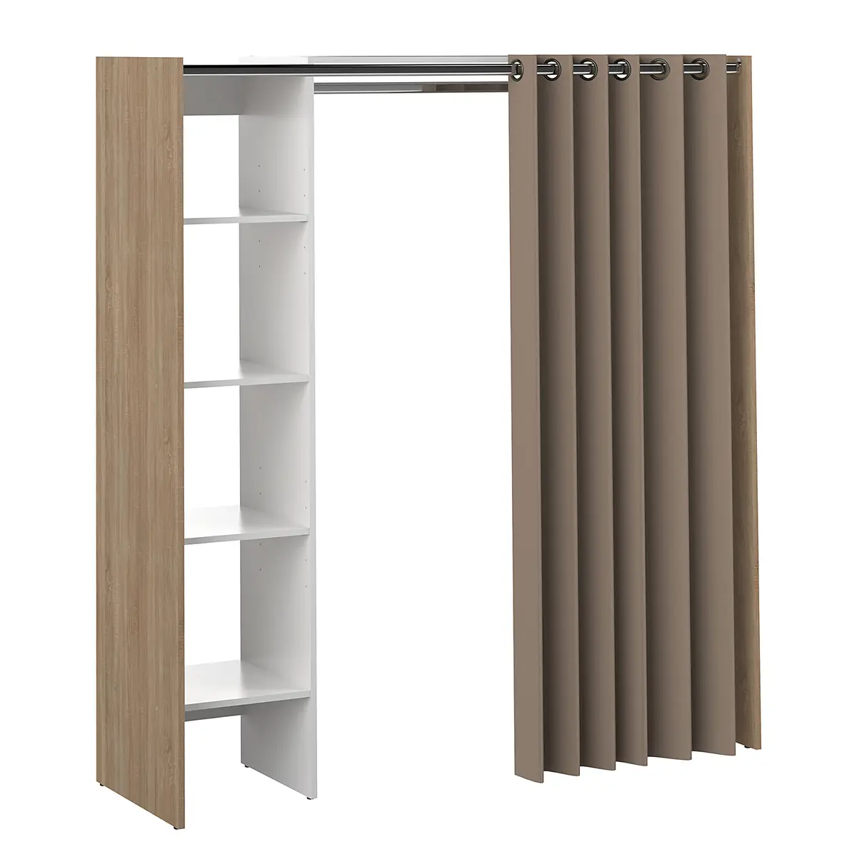 Garderobenschrank Tom | Braun
