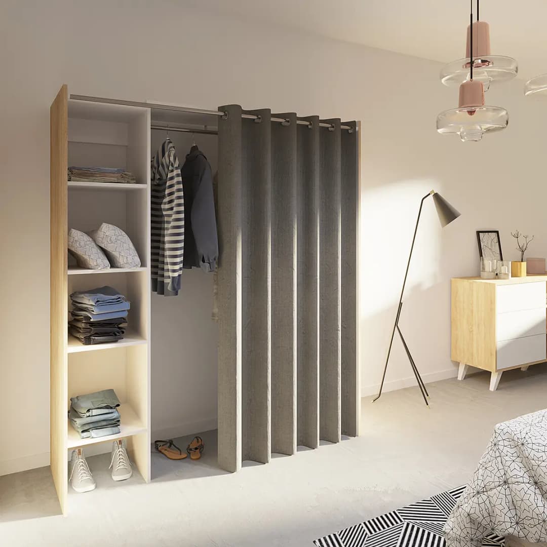 Garderobenschrank Tom | Braun