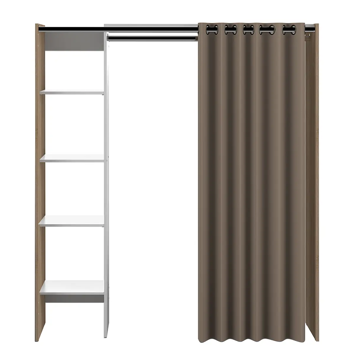 Garderobenschrank Tom | Braun
