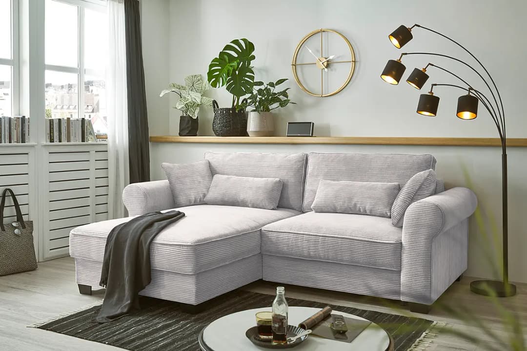 Ecksofa Lavoura | Grau