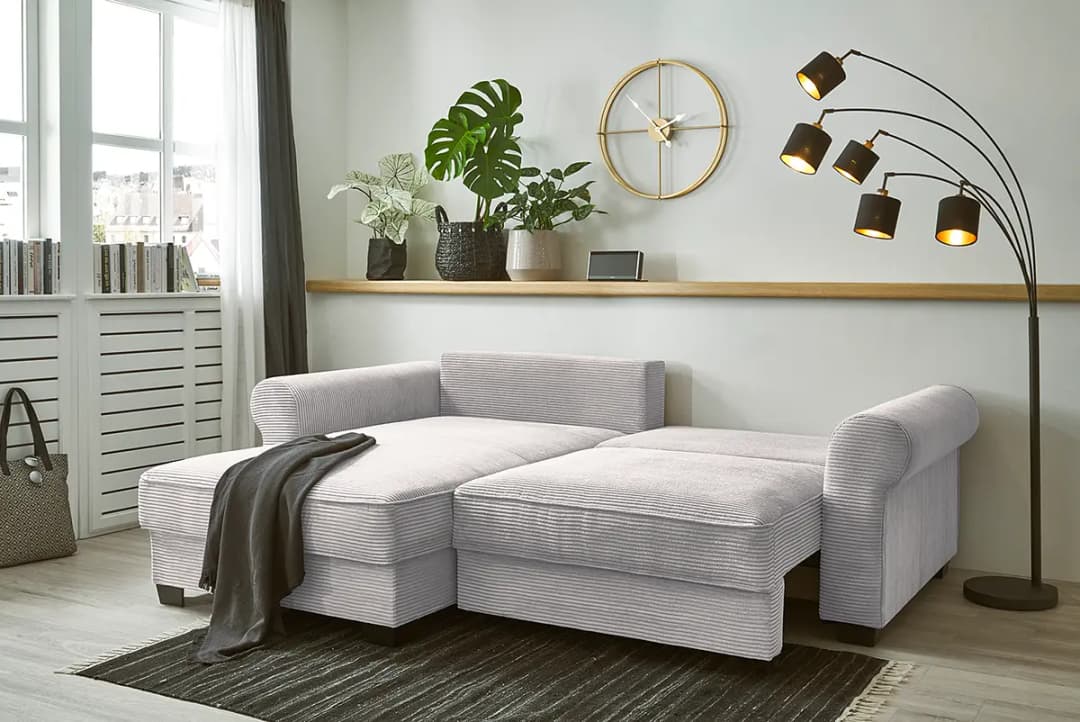 Ecksofa Lavoura | Grau