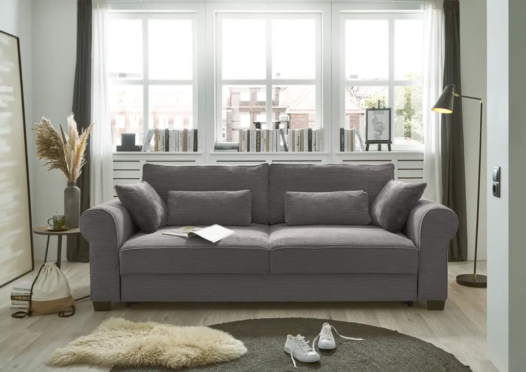 Schlafsofa Lavoura | Grau