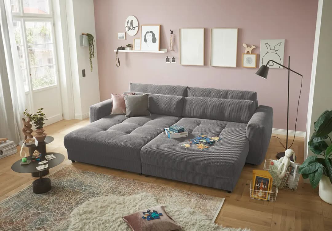 Big-Sofa Joseli | Grau