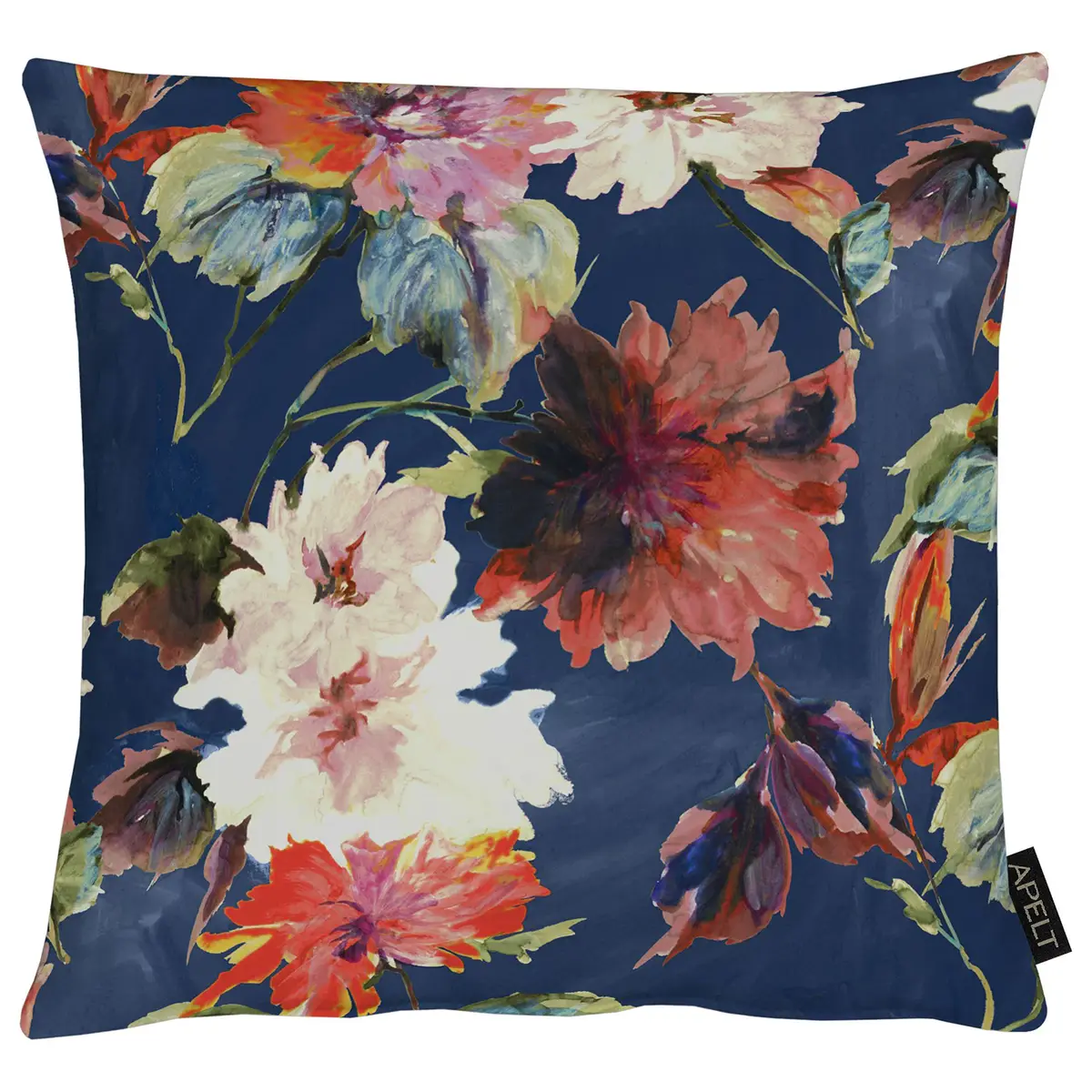 Dekokissen Multicolor/Blau 39 x 39cm | Mehrfarbig