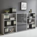 Schrankwand Set B | Grau