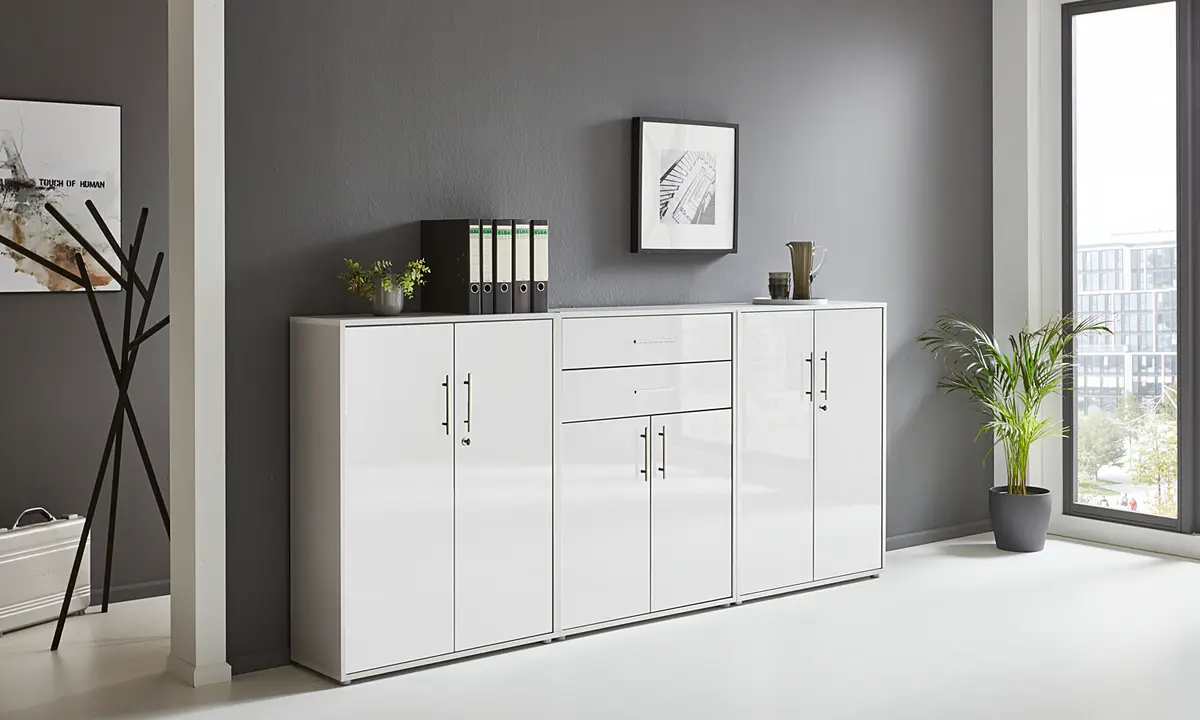 Schrankwand Set C | Mehrfarbig