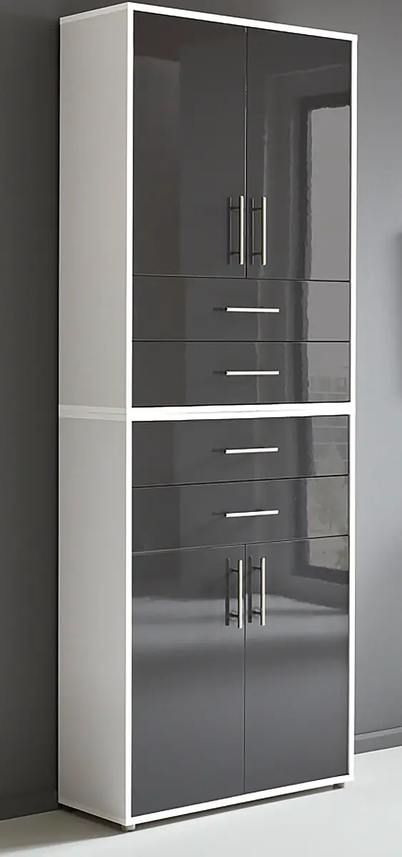 Schrankwand Set C | Mehrfarbig