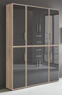 Schrankwand Set A | Braun