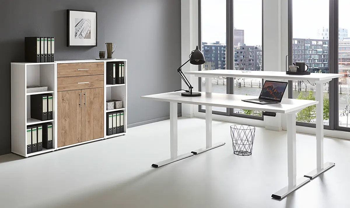 Büro-Set 4-teilig Set A | Holztöne
