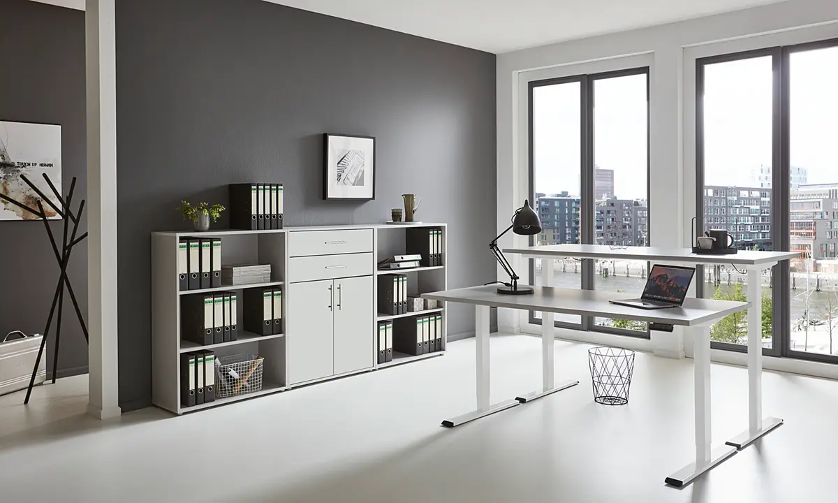 Büro-Set 4-teilig Set C | Grau