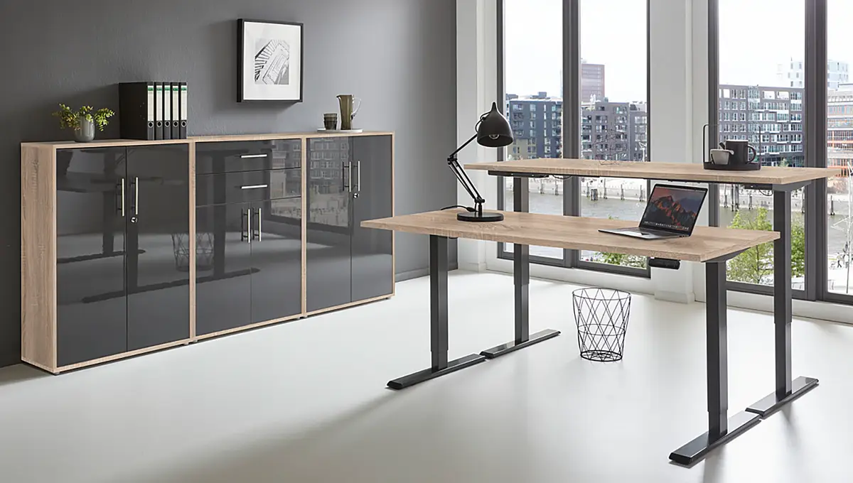 Büro-Set 3-teilig | Braun