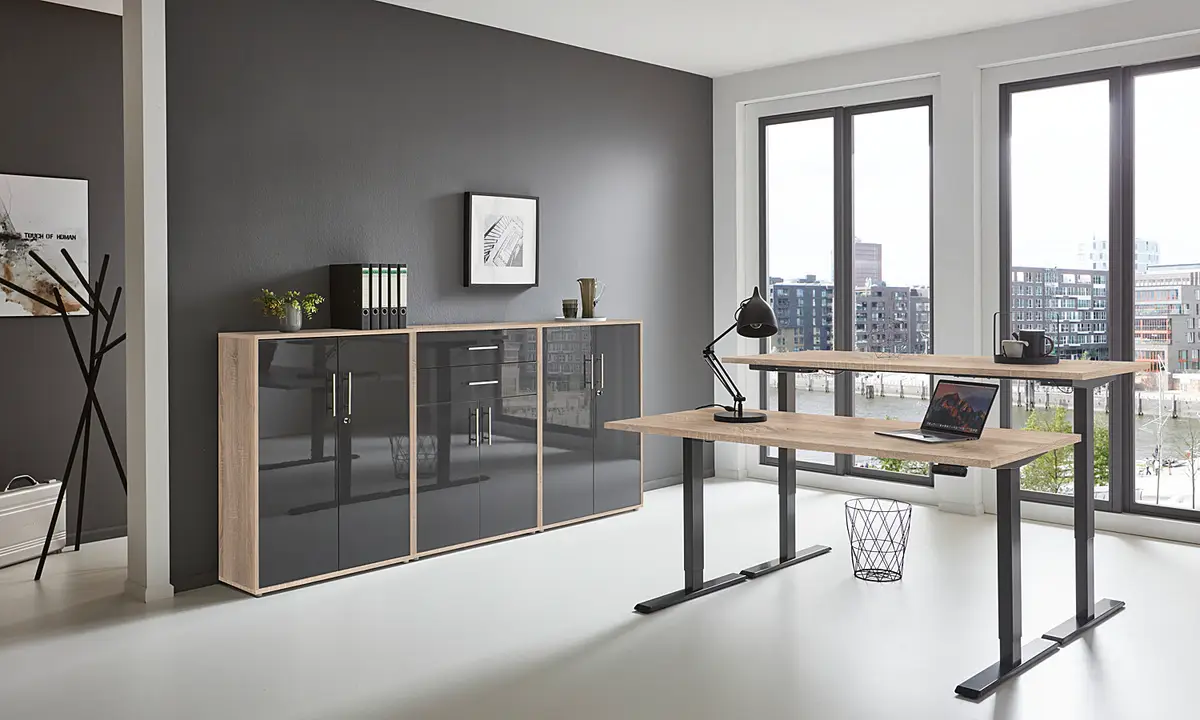 Büro-Set 3-teilig | Braun