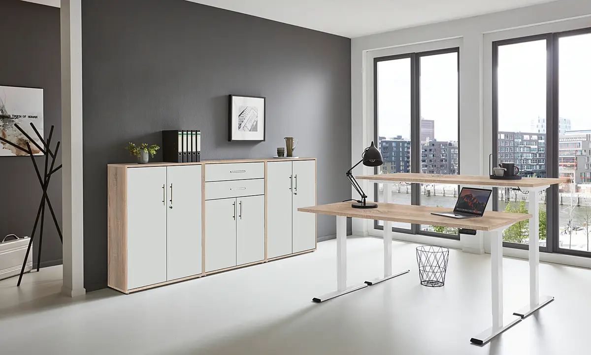 Büro-Set 3-teilig | Braun