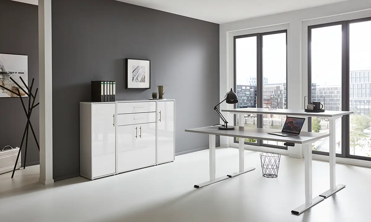 Büro-Set E | Grau