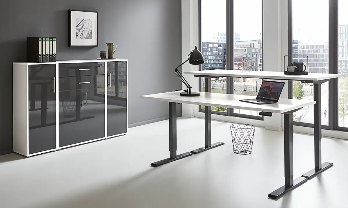 Büro-Set 4-teilig Set E | Weiß