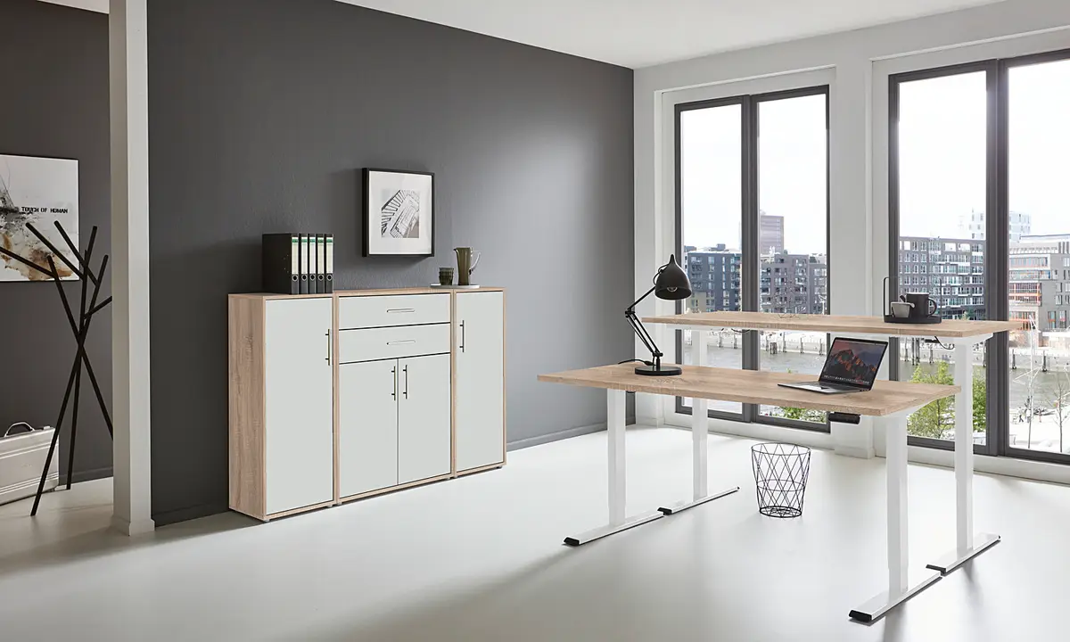 Büro-Set 4-teilig Set E | Braun