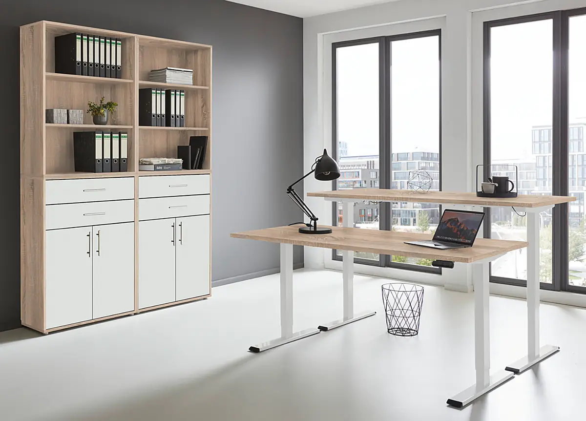 Büro-Set 5-teilig Set A | Holztöne