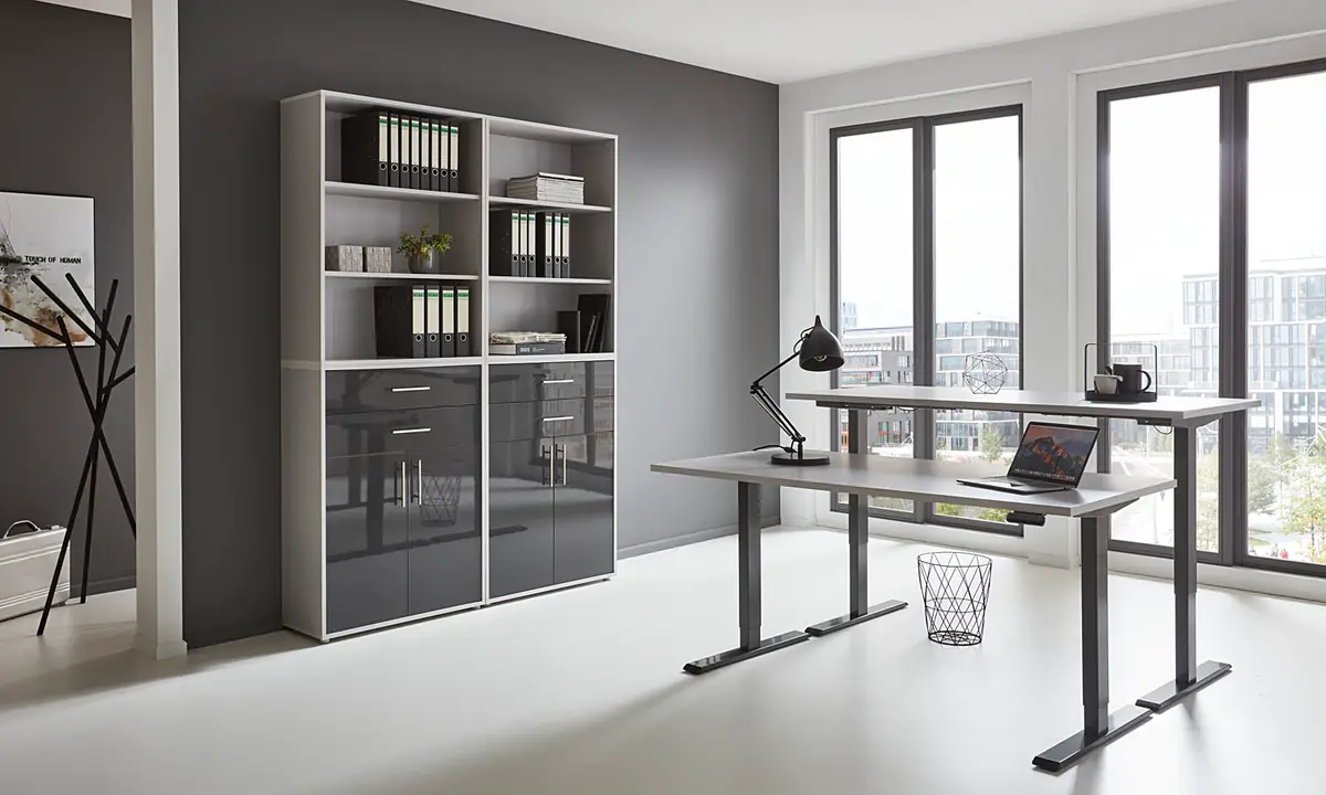 Büro-Set 5-teilig Set B | Grau
