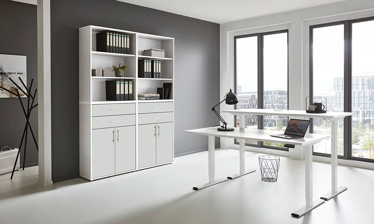 Büro-Set 5-teilig Set A | Weiß