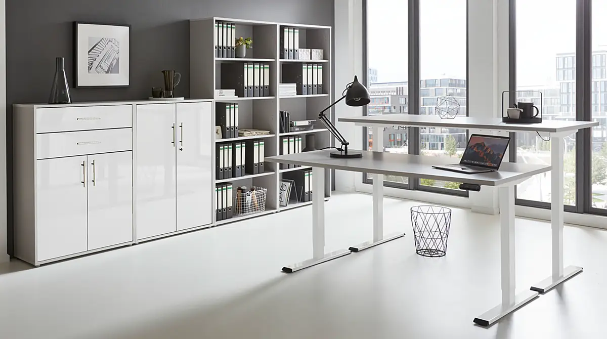 Büro-Set 5-teilig Set D | Grau