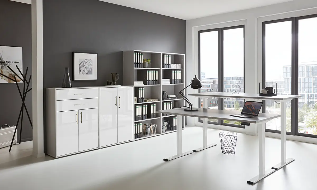 Büro-Set 5-teilig Set D | Grau