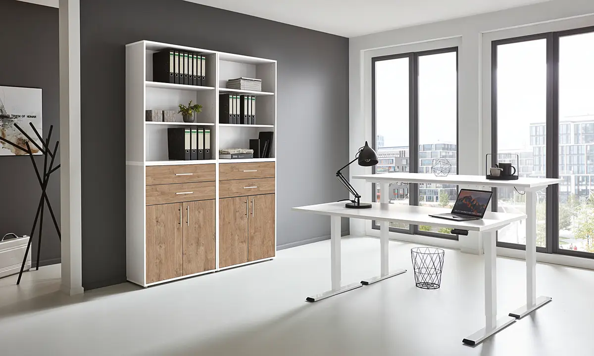 Büro-Set 5-teilig Set A | Holztöne