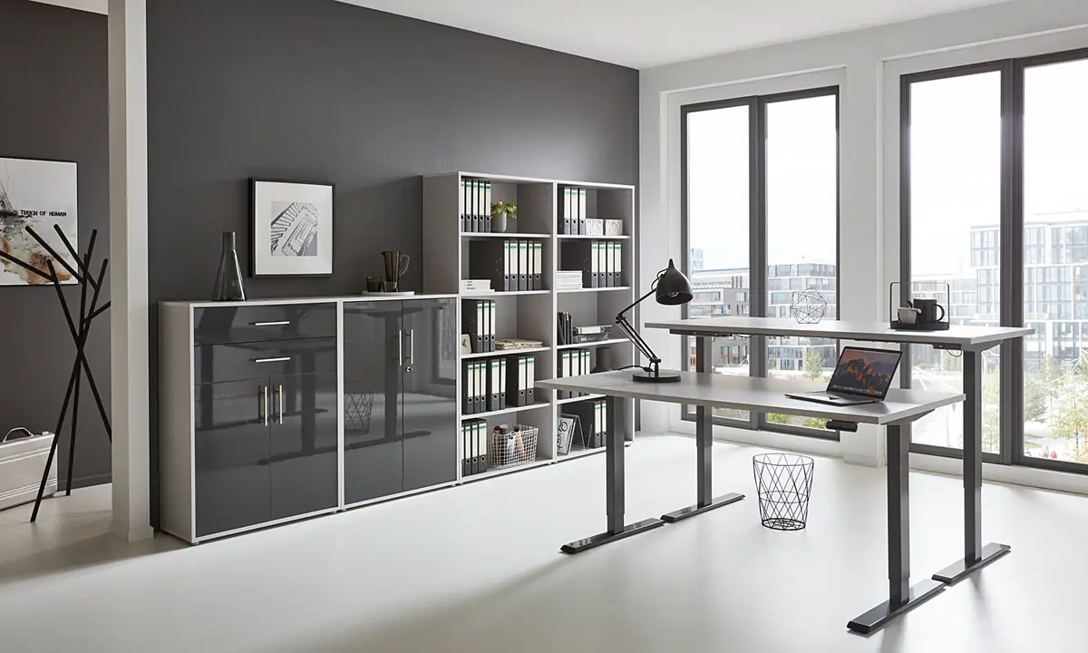 Büro-Set 5-teilig Set D | Grau