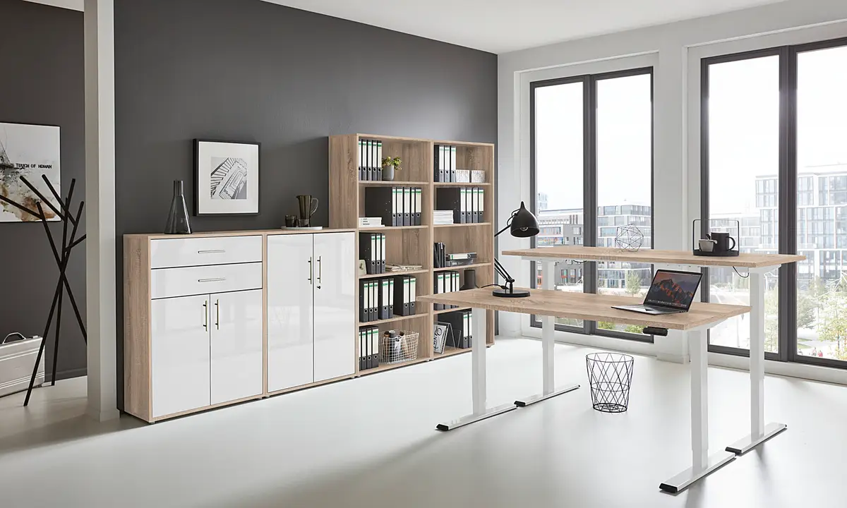 Büro-Set 5-teilig Set D | Holztöne