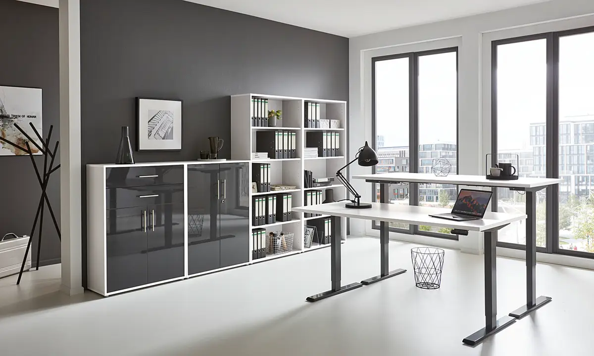 Büro-Set 5-teilig Set D | Weiß