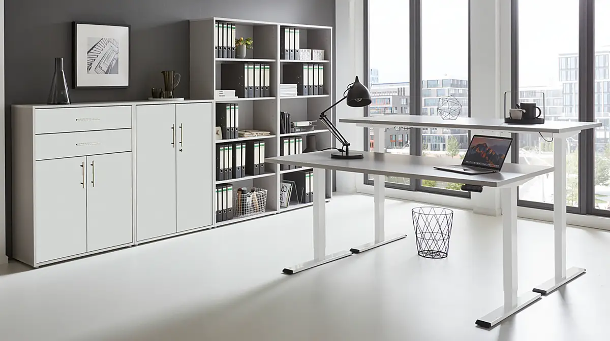 Büro-Set 5-teilig Set D | Grau