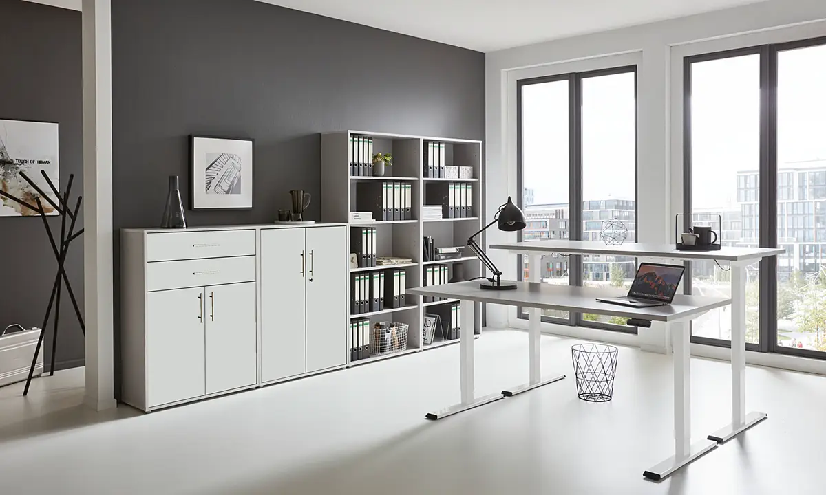 Büro-Set 5-teilig Set D | Grau