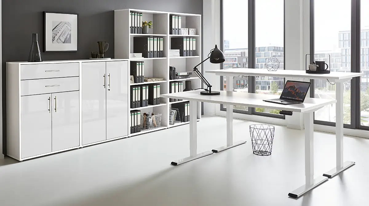 Büro-Set 5-teilig Set D | Weiß