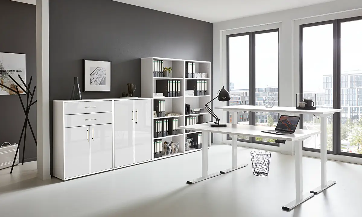 Büro-Set 5-teilig Set D | Weiß