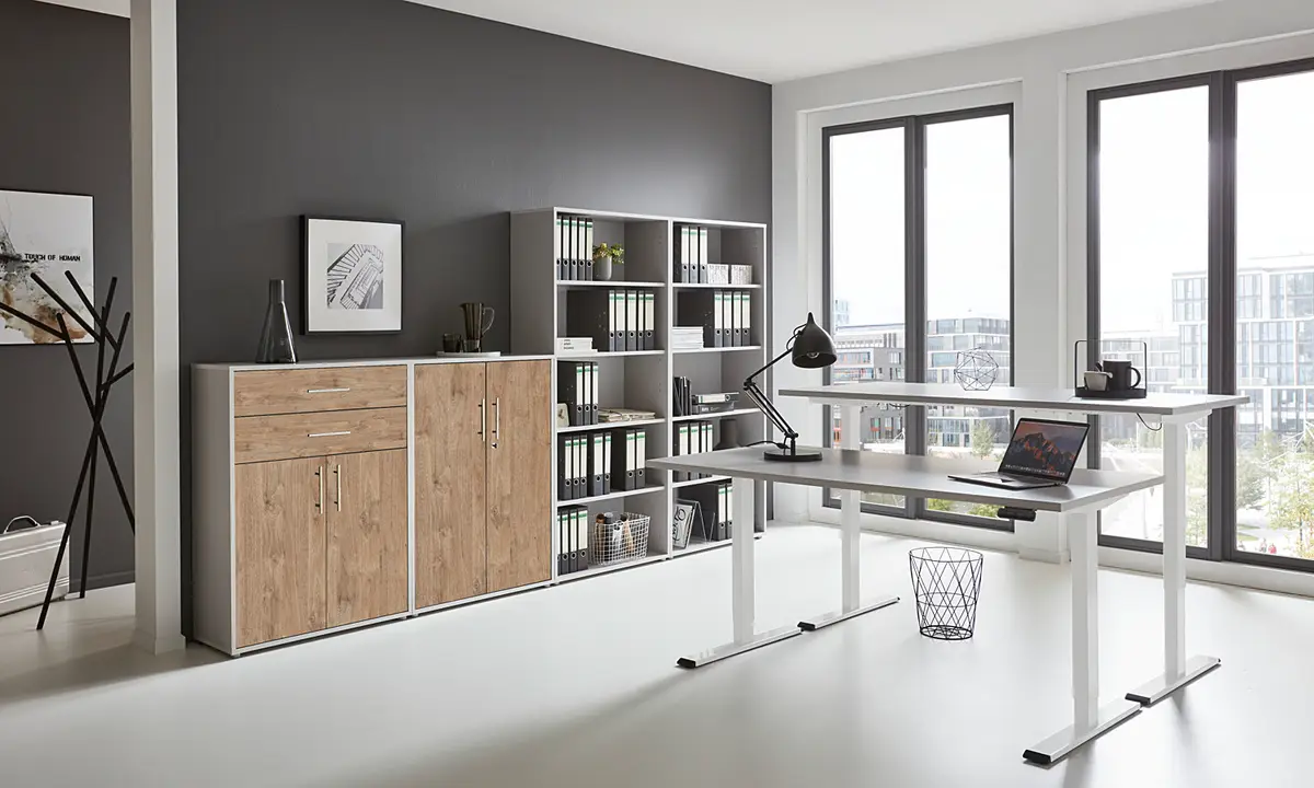 Büro-Set 5-teilig Set C | Grau