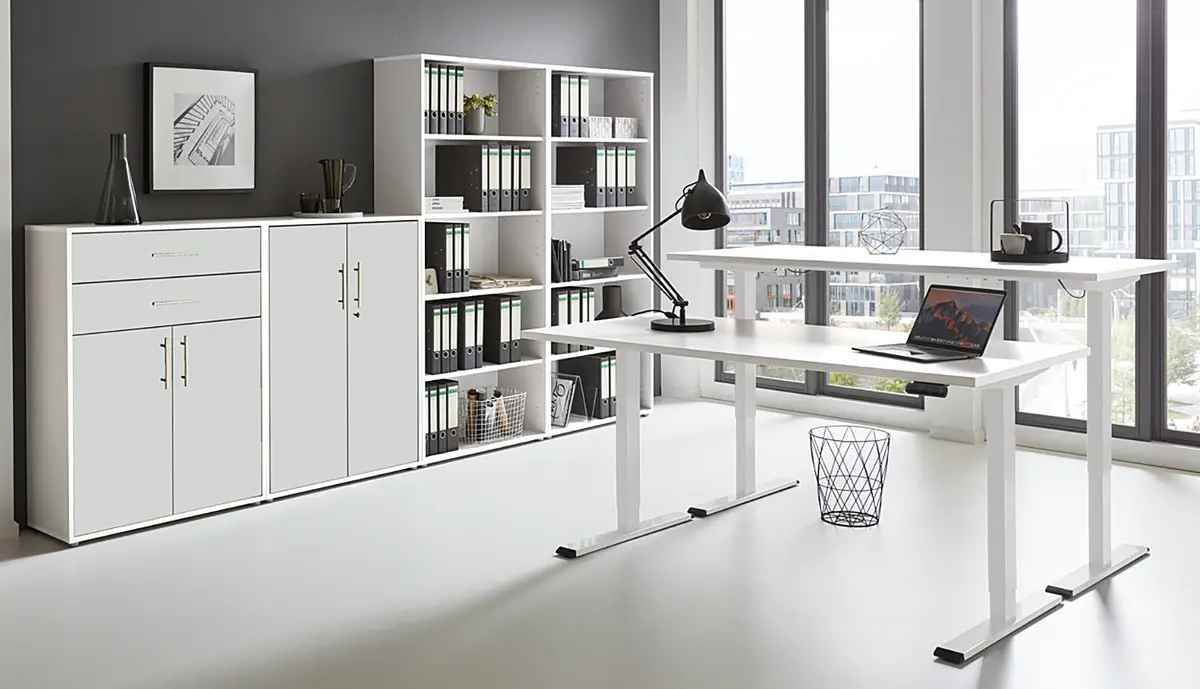 Büro-Set 5-teilig Set D | Weiß