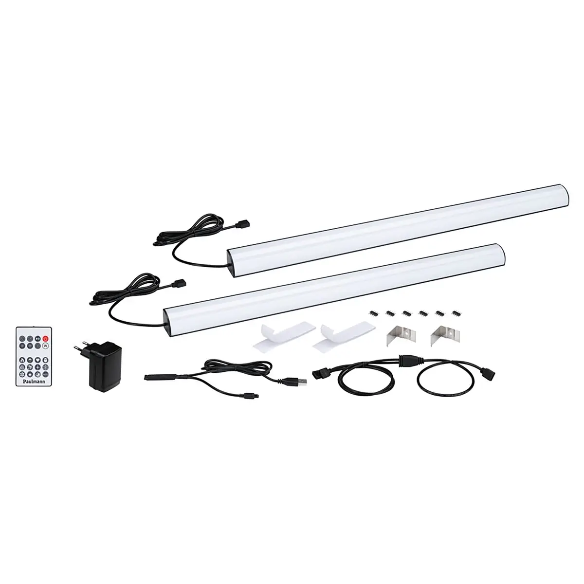 LED-Lightbar Set Dynamic Rainbow 61cm | Schwarz