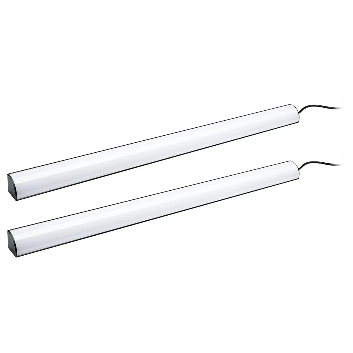 LED-Lightbar Set Dynamic Rainbow 61cm | Schwarz